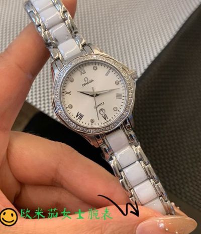Omega Imported Quartz Movement 316L Steel 30*8MM Watch